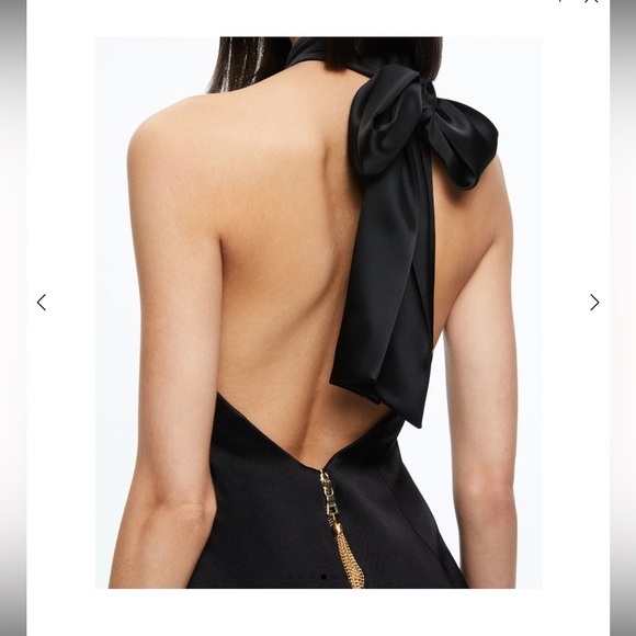 Alice + Olivia KOI HALTERNECK MINI DRESS - Picture 3 of 11